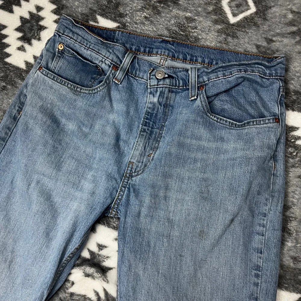 Levis 527 Slim Bootcut Jeans Mens 34x30 Blue Denim Pants Medium Wash